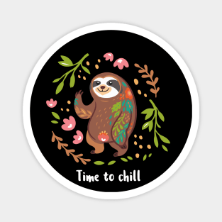 Chill Sloth Magnet